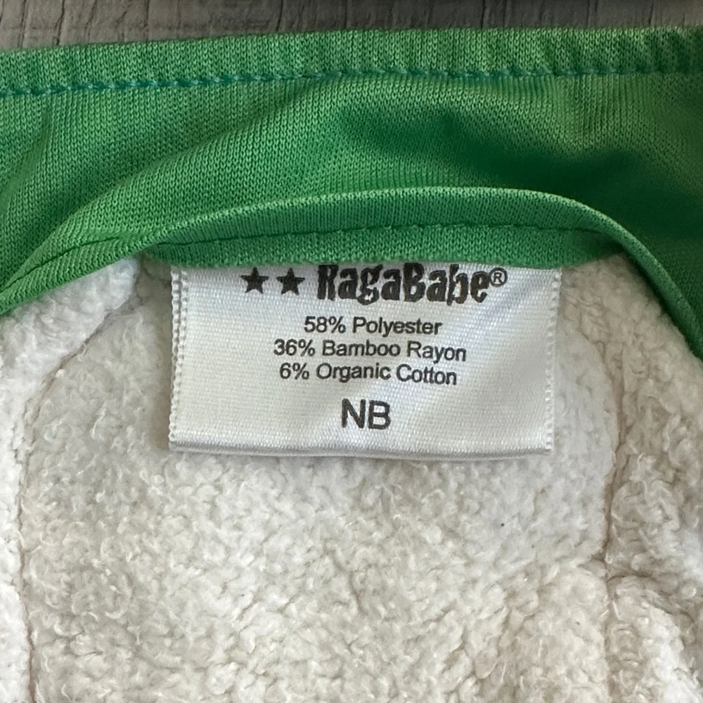 Ragababe Newborn snapped all-in-one reusable diapers - 4 pieces